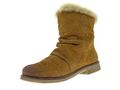 Felmini Damen Schuhe Boots Winterstiefel Stiefeletten Gr 38 Leder Braun