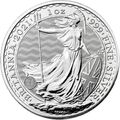 2021 1oz Silber Britannia - Royal Mint Silbergoldmünze