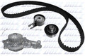 DOLZ Wasserpumpe + Zahnriemensatz KD015 für FORD FIESTA 5 FUSION Van TDCi TOYOTA