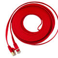 Patchkabel CAT7 Netzwerkkabel LAN DSL rot Netzwerk Kabel Ethernet flach 2m