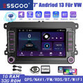 32G Android 13 Carplay Autoradio GPS NAVI RDS Für VW PASSAT GOLF SEAT SKODA POLO