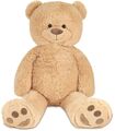 BRUBAKER XXL Teddybär 100 cm groß - Stofftier Plüschtier Kuscheltier Plüschbär