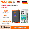 PowMr MPPT 60A Solarladegerät-Controller 12V 24V 36V 48V Regler LCD PV 160Vdc