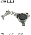 SKF Riemenspanner Keilrippenriemen VKM 31218 für AUDI 70mm A4 B6 Avant 8E5 8E2