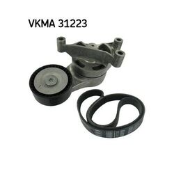 1x Keilrippenriemensatz SKF VKMA 31223 passend für AUDI SEAT SKODA VW