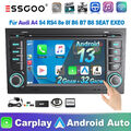 DAB+7" Carplay Autoradio Android 13 2+32G NAVI RDS Für Audi A4 S4 RS4 B6 B7 B9