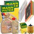 MANN INSPEKTIONSPAKET+6L CASTROL 5W-30 ÖL passend für OPEL INSIGNIA A 220-250 PS