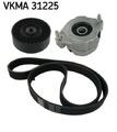 SKF VKMA 31225 Keilrippenriemensatz für VW GOLF III (1H1) Golf III Cabrio (1E7)