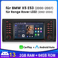 Für BMW 5er E39 X5 E53 7er E38 Android 13 Carplay Autoradio GPS NAVI SWC BT WIFI