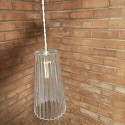 Moderne Vintage Industrial Glas Decken Lampe Schirm Pendelleuchte