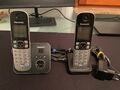 Panasonic KX-TG6822GB Duo Dect Telefon Set - Schwarz