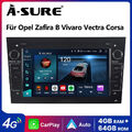 8 Core 64G CarPlay Für Opel Corsa C/D Zafira B Astra Android 13 Autoradio 4+64G