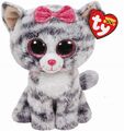 Ty - Beanie Boos - Kiki, Katze grau 15cm