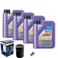 Motoröl 5W40 LIQUI MOLY High Tech 4L+BOSCH Ölfilter+Ölablassschraube