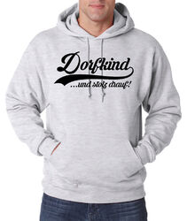 Youth Designz Herren Hoodie Dorfkind Pullover Logo Print Landwirt Bauer Traktor