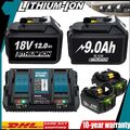 Ersetzen Für Makita 18V 6.0Ah 12.0Ah BL1860B BL1830 Akku Led Doppeltes Ladegerät