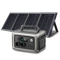 ALLPOWERS Solarpanel mit Powerstation R600 600W Tragbare Stromerzeuger(Optional）