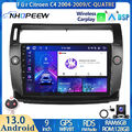 8Kern 6+128GB Android 13 Autoradio GPS Carplay Für Citroen C4 2004-2009/C-QUATRE