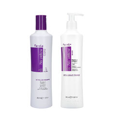 FANOLA NO YELLOW Set für blondes Haar Shampoo 350ml+Maske 350ml