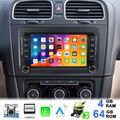 CAM+ Für VW Golf 5 6 Polo 6R Touran Skoda 4+64G GPS Android 13 Autoradio Carplay