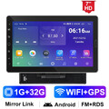 10.1 Zoll Android 13.0 Autoradio 1 DIN mit GPS Navi WiFi USB 1G+32G BT 4-Kore