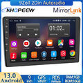 9 Zoll Doppel 2Din Android 13 Autoradio Mit GPS Navi Bluetooth WiFi FM RDS USB