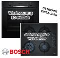 Herdset Bosch Backofen EcoClean mit Gaskochfeld Wok-Brenner autark 60 cm NEU