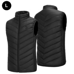 Unisex USB Beheizbare Heizjacke Weste Heizweste Beheizte Wärmeweste Vest 9-Zonen