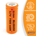 26650 AKKU 7500mAh/3,7V/40A/Flat Ungeschützt Li-Ionen Akku e Zigarette ANKERY