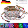 5V WS2812B 5050 RGB LED Streifen Strip 1-5m Lichtleiste Individuell Adressierbar