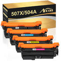 4x Toner Compatible with HP 507X 504X LaserJet Pro 500 Color MFP M570dn M570dw 