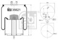 FEBI BILSTEIN Luftfederbalg mit Stahlkolben für RENAULT (RVI) 35621