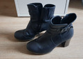 Gabor Damen Stiefel, Stiefeletten, Gr. 37, leicht gefüttert in schwarz