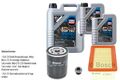 BOSCH Inspektionspake 7 L LIQUI MOLY Top Tec 4600 5W-30 für Lancia Dedra 835