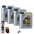 Motoröl 0W30 LIQUI MOLY 4L+HENGST Ölfilter+Ölschlammspülung+Ölablassschraube