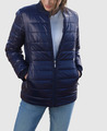 Steppjacke Jacke Damenjacke Übergangjacke marine Gr.  52 56