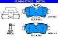 ATE Bremsbelagsatz Scheibenbremse 13.0460-2714.2 für MINI R56 R55 R57 R58 R59