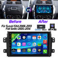 Autoradio Für Suzuki SX4 Fiat Sedici 06-13 64G CarPlay Android13 GPS Navi BT DAB