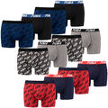 4 PUMA Herren Boxershorts, Boxers, Pants, Shorts, Unterhosen, Puma Logo Print