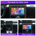 Für Audi A4 8E 8H B6 B7 2000-2009 Autoradio GPS Navi Carplay 4+64GB Android 13