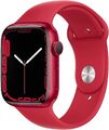 Apple Watch Series 7 GPS + Cellular, 45mm Smartwatch - Aluminiumgehäuse rot