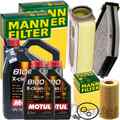 MANN INSPEKTIONSPAKET+7L MOTUL 5W-30 MOTORÖL passend für MERCEDES W204 W212 GLK