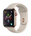 Apple Watch Series 4 [GPS + Cellular, inkl. Sportarmband Stone] 44mm Edelstahl S