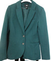 H&M Damen Blazer Gr 36 Grün Tannengrün