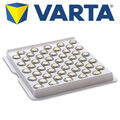 50 x Varta V13GA LR44 LR1154 357 AG13 Alkaline 1,5V Batterie Knopfzelle bulk