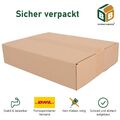 DHL Kleinpaket 353x250x80mm Faltkarton Faltschachtel Versandkarton Karton 8cm