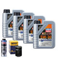 Motoröl 5W30 LIQUI MOLY Special Tec Ll 4L+HENGST Ölfilter +Spülung