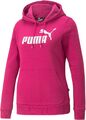 Puma ESS Logo Hoodie FL - pink / Gr: XXL