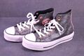 Converse All Star Lift Plateau Chucks Hi Sneaker Gr. 37,5 schwarz Glitzer BC246