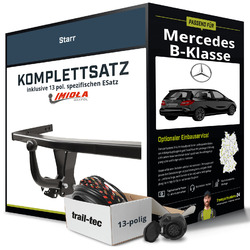 Anhängerkupplung starr für MERCEDES B-Klasse +E-Satz NEU PKWTIPP - Die Montage ab 449,- Euro gleich mitbestellen!